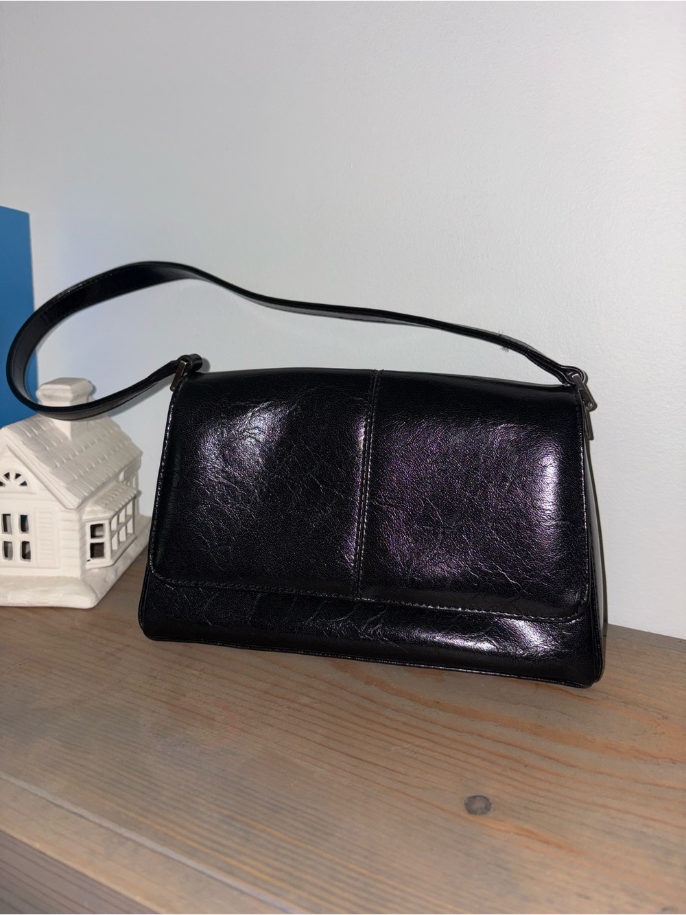 Vintage Liz Claiborne Black Shoulder Bag